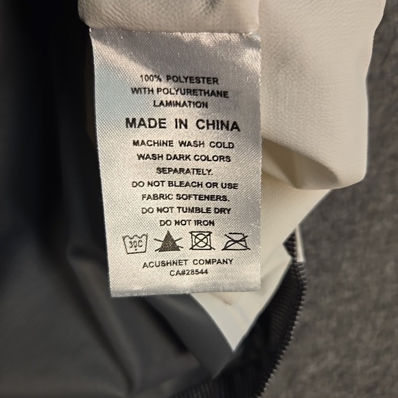 FootJoy DryJoys HydroLite Short Sleeve Quarter Zip Golf Rain Jacket Mens Large - Picture 9 of 10